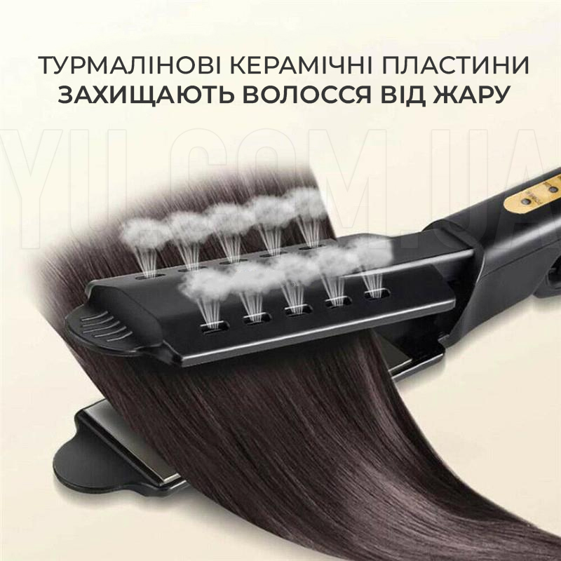 Професійний випрямляч для волосся Gemei TOURMALINE Професійний випрямляч для волосся Gemei TOURMALINE
